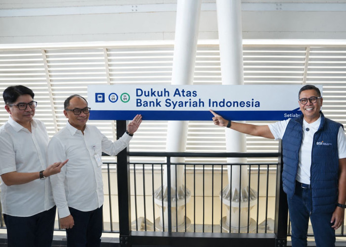 Perkuat Sinergi BUMN, BSI dan KAI Stasiun LRT Dukuh Atas Resmi menjadi Dukuh Atas Bank Syariah Indonesia