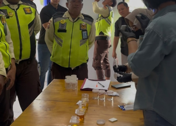 107 Karyawan PT Semunai Sawit Perkasa Jalani Tes Urine Mendadak