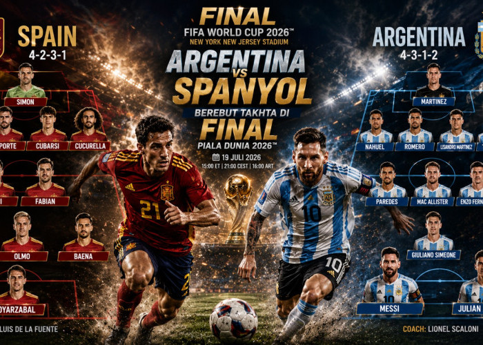 Susunan Pemain yang Diprediksi Tampil pada Final Piala Dunia 2026