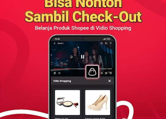 Vidio Kenalkan Fitur Vidio Shopping Bersama Shopee, Buat Belanja Online Lebih Interaktif