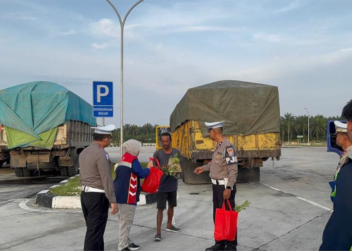 Mudik Lebaran 2026: Ditlantas Polda Riau Gelar Sosialisasi Pra Operasi Ketupat di Tol Permai