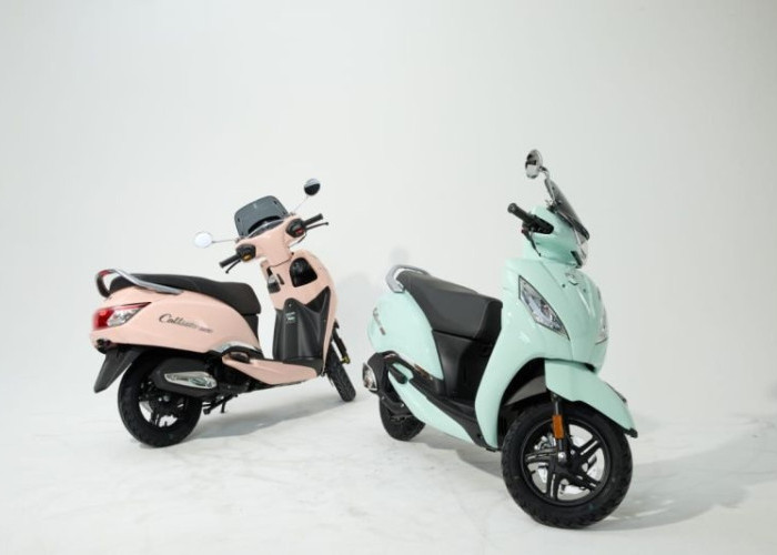 TVS Callisto 125 Rilis Warna Baru Mint Green dan Pinky Promise, Skuter Retro Makin Stylish Cuma Rp22 Jutaan!