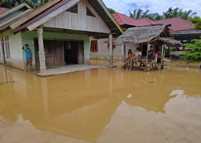 Banjir Kuansing Rendam 526 Rumah, Empat Kecamatan Lumpuh usai Sungai Kuantan Meluap
