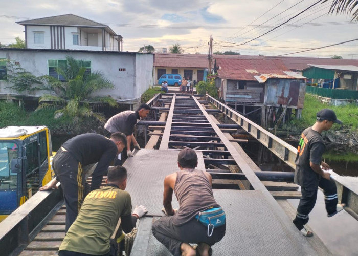 Polres Dumai Bangun Jembatan Merah Putih Presisi di Kota Dumai