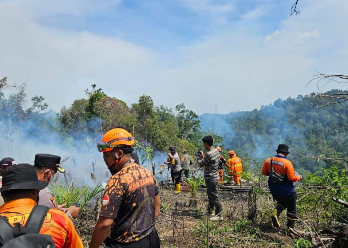 Polres Kampar Tangkap Pelaku Pembakar Lahan 10 Hektare di Riau