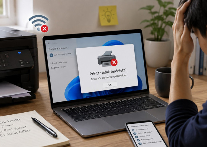 Laptop Tidak Menemukan Printer? Coba Langkah Ini Sebelum Bawa ke Servis