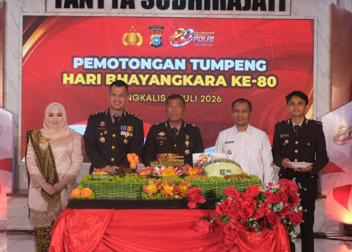 8 Dekade Mengabdi: Tekad 'Polri untuk Masyarakat' Menggema di Syukuran Hari Bhayangkara ke-80 Polres Bengkalis