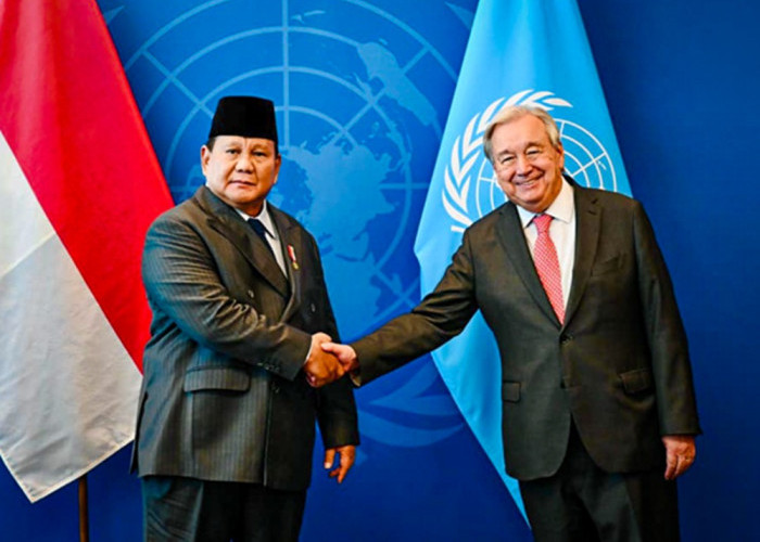 Prabowo Bertemu Sekjen PBB, Tegaskan Dukungan Indonesia pada Perdamaian Palestina