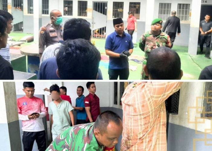 Razia Lebaran di Lapas Narkotika Rumbai, Petugas Sita Barang Terlarang di Blok Hunian