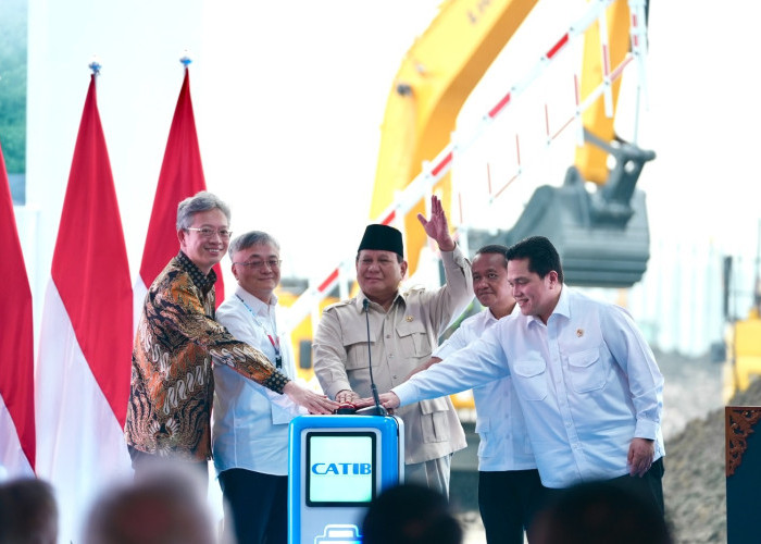 Prabowo Resmikan Proyek Ekosistem Baterai Listrik, Pertamina NRE Siap Jadi Pemain Kunci Transisi Energi