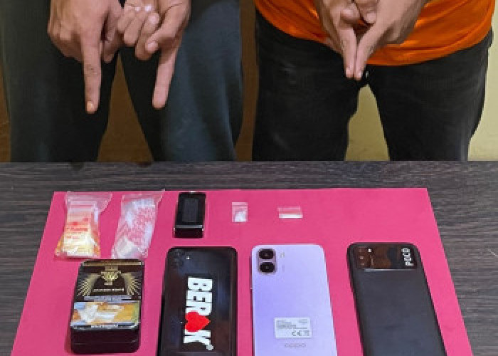 Polres Kepulauan Meranti Ringkus Dua Pengedar Sabu di Desa Banglas