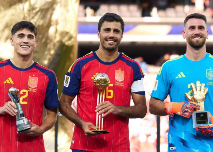 Spanyol Tak Hanya Juara, Tiga Pemainnya Raih Penghargaan Bergengsi