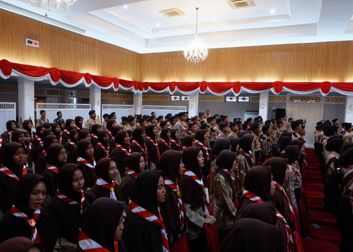 Gubernur Riau Lepas 665 Pramuka Ikuti Jambore Dunia Islam 2025 di Cibubur