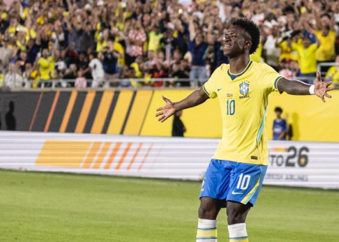 Samai Rekor Zico, Vinicius Jr Dapat Pujian Tinggi dari Legenda Brasil