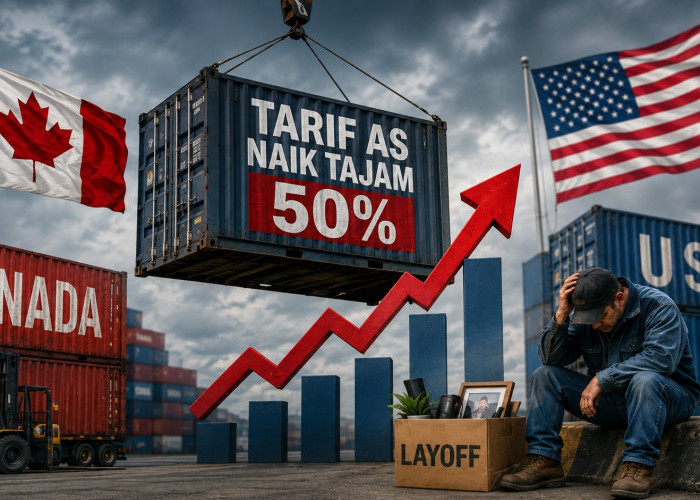 Perang Tarif AS-Kanada Memanas, Lapangan Kerja Mulai Tertekan