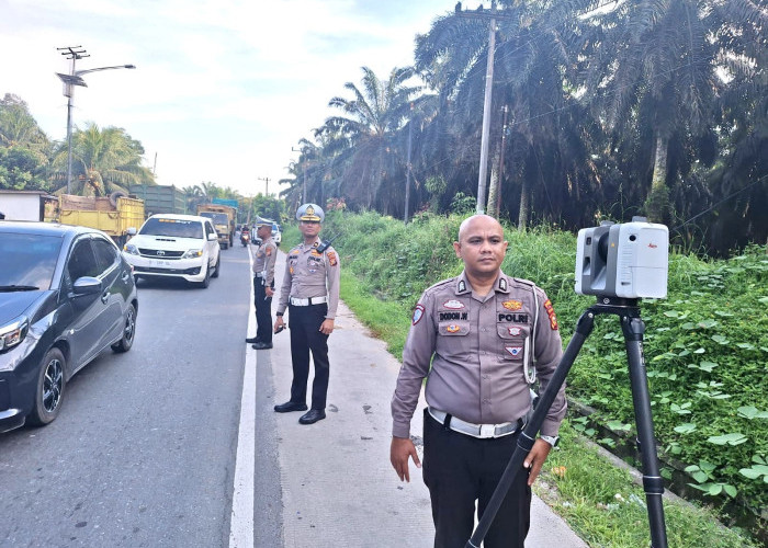 3D Laser Scanner Resmi Dipakai Ditlantas Polda Riau, Bikin Olah TKP Kecelakaan Makin Presisi