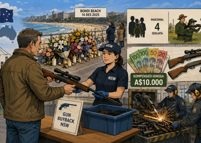 Australia Luncurkan Program Buyback Senjata Api, Nilainya hingga A$10.000