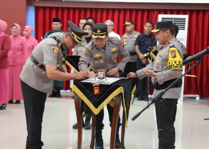 Kapolda Riau Gencarkan Green Policing Saat Sertijab, Tegaskan Polri Harus Tinggalkan Warisan Hijau
