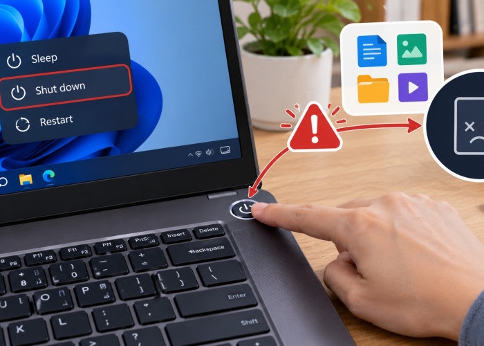 Apa Efek Keseringan Mematikan Laptop Menggunakan Tombol Power? Cari Tahu di Sini