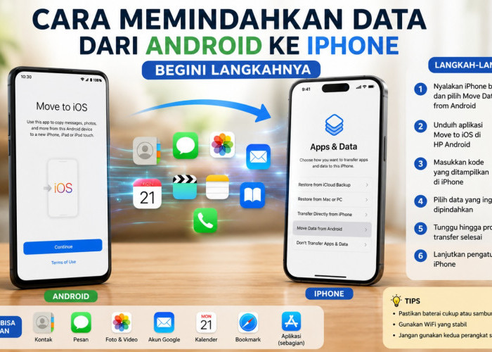 Cara Memindahkan Data dari Android ke iPhone, Begini Langkahnya