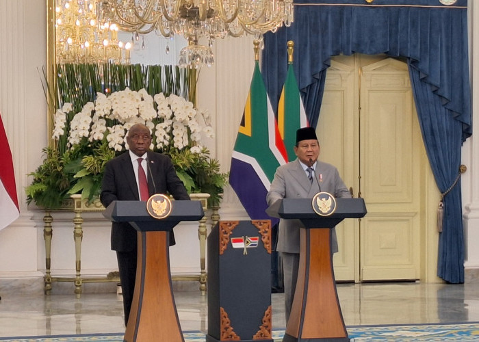 Prabowo Tegaskan Komitmen Perkuat Hubungan Strategis Indonesia–Afrika Selatan