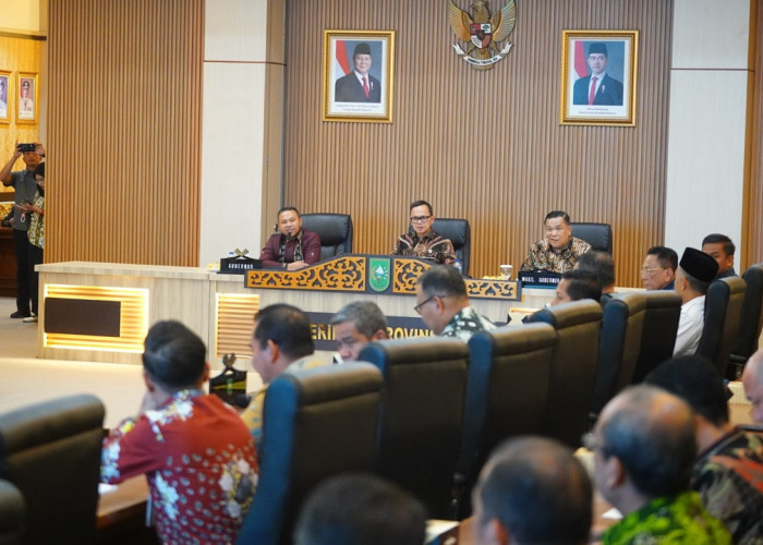 Wamendagri dan Gubernur Riau Bahas Efisiensi APBD dan Strategi Kendalikan Inflasi Daerah