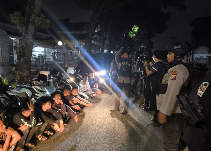 Pakai Knalpot Brong, 28 Sepeda Motor Pemuda Diamankan Polisi di Pekanbaru
