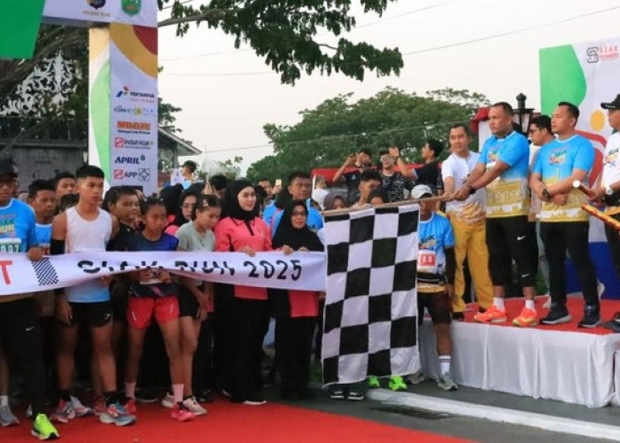 Meriah! Fun Run 7,9K Polres Siak Ramaikan HUT Bhayangkara ke-79, Hadiah Total Belasan Juta