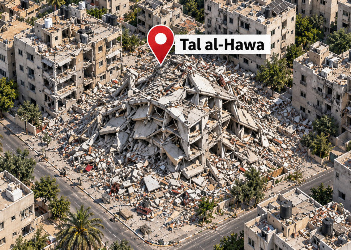 Bangunan Rusak akibat Perang di Gaza Runtuh, Sedikitnya 12 Orang Tewas