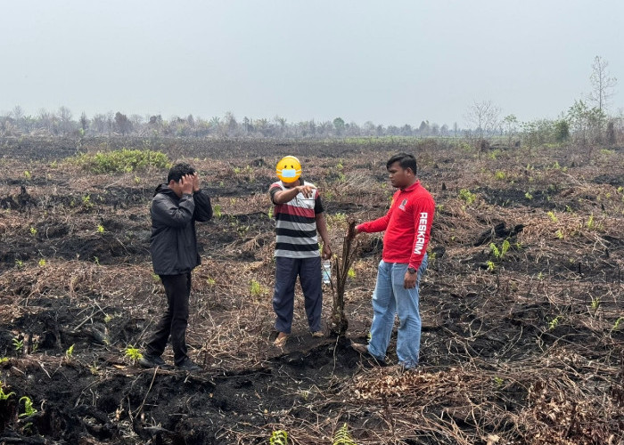 Karhutla Bengkalis Berujung Tersangka, Pria 58 Tahun Diduga Garap 6 Hektare Hutan