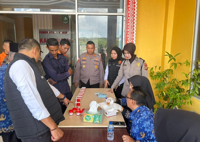 Sidak Tes Urine Dadakan Guncang Kantor Camat Rupat, 30 ASN Diperiksa Mendadak, Hasilnya Bikin Lega