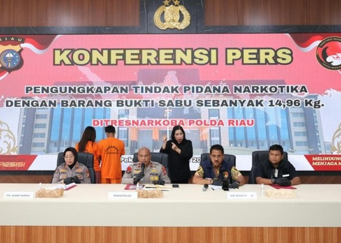 Biduan Cantik Ditangkap! Polisi Gagalkan Penyelundupan 15 Kg Sabu di Riau