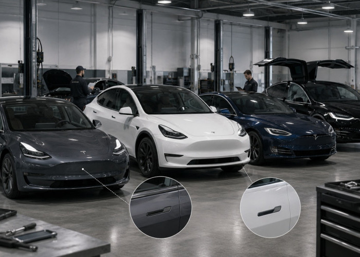 Gagang Pintu Tersembunyi Jadi Masalah, Hampir 3 Juta Unit Tesla Ditarik
