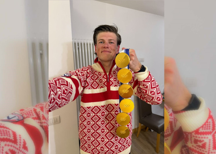 Sapu Bersih Enam Nomor, Klaebo Tutup Olimpiade dengan Rekor Tak Tertandingi