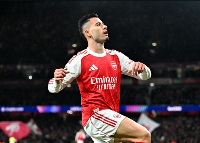 Hat-trick Martinelli Antar Arsenal Menang Telak atas Portsmouth