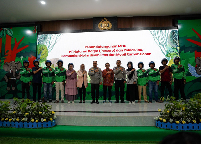 Hutama Karya dan Polda Riau Tandatangani Nota Kesepahaman WIM & ETLE, Perkuat Keselamatan Jalan Tol