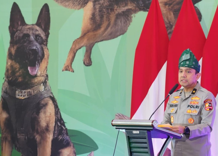 Pahlawan Tak Bertuan! Reno K9 Polda Riau Tewas Saat Misi Kemanusiaan, Kapolri Kasih Medali Emas