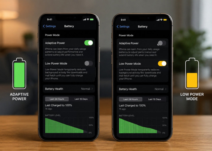 Adaptive Power vs Low Power Mode di iPhone, Mana yang Lebih Efektif Menghemat Baterai?