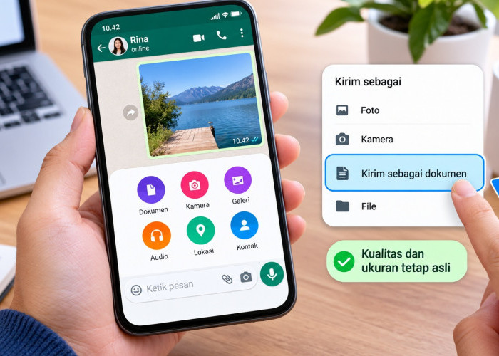 Trik Kirim Foto WhatsApp agar Resolusi Aslinya Tetap Terjaga
