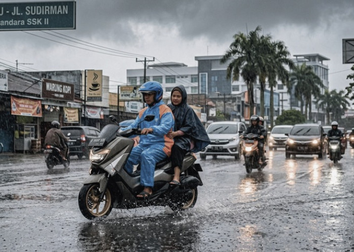 Cuaca Riau Hari Ini: Hujan Lebat dan Petir Mengintai, BMKG Minta Warga Waspada