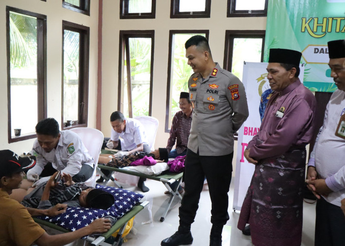 Polres Bengkalis Gelar Sunat Massal Gratis Anak Kurang Mampu Jelang HUT Bhayangkara