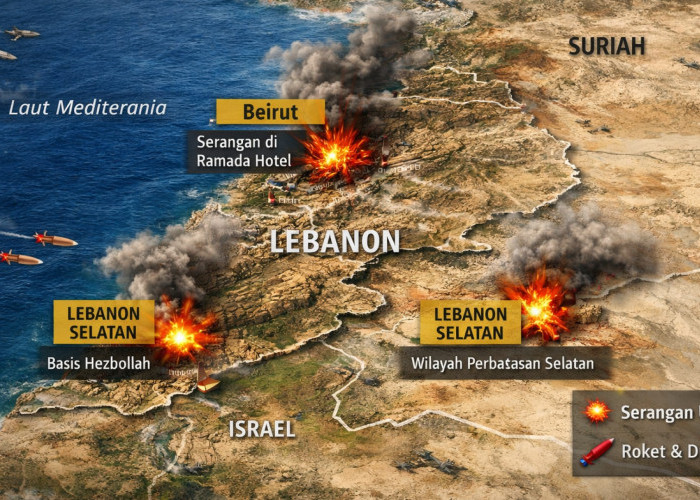 Eskalasi Konflik Timur Tengah, Ratusan Korban Jiwa di Lebanon Akibat Serangan Israel