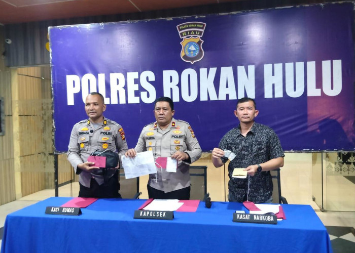 Geger! Sembunyikan Ekstasi di Balik Uang Rp2 Ribu, Oknum Kades di Rohul Diciduk Polisi