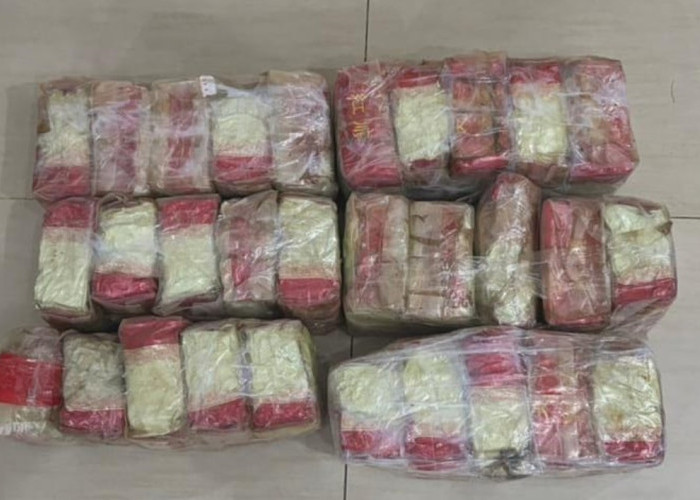 Polda Riau Gagalkan Peredaran 30 Kg Sabu Jaringan Internasional di Gerbang Tol Permai