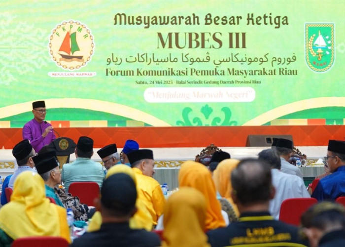 Mubes III FKPMR Resmi Dibuka, Pj Sekdaprov Riau Harap Jadi Wadah Pemikiran untuk Riau Maju