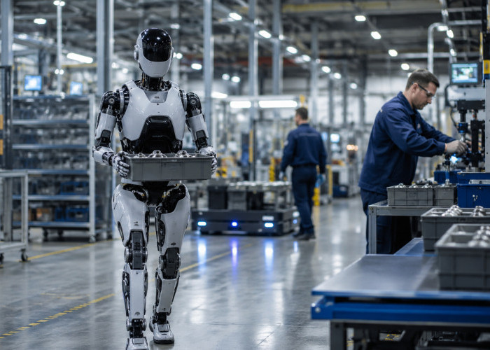 Robot Humanoid Jadi Rekan Kerja Baru di Pabrik, Pekerjaan Apa yang Paling Terancam?