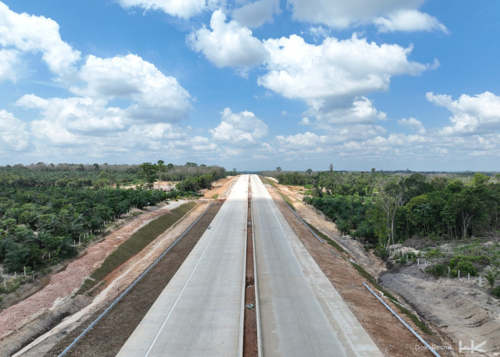 Tol Betung-Tempino-Jambi Dikebut, Hutama Karya Targetkan Pangkas Waktu Distribusi Pangan hingga 70 Persen