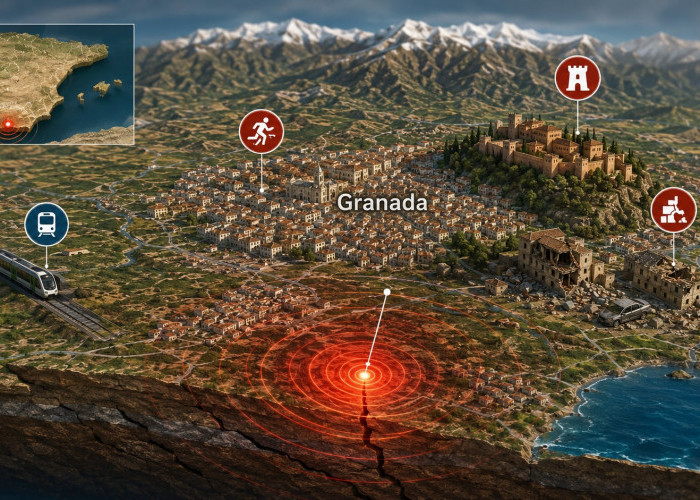 Gempa 4,8 Guncang Granada, Warga Berhamburan dan Alhambra Ditutup