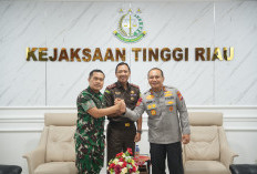 Jaksa, Polisi dan TNI di Riau Bersatu dalam Penegakan Hukum yang Berintegritas