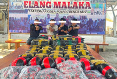 Aksi Kejar-kejaran di Bengkalis, Tim Gabungan Gagalkan Selundupan 30 Kg Sabu dan Ratusan Ribu Ekstasi